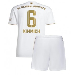 Bayern Munich Joshua Kimmich #6 kläder Barn 2022-23 Bortatröja Kortärmad (+ korta byxor)